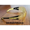 Safety Glasses Uvex Pheos Black/Yellow arms, Amber lens