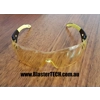 Safety Glasses Uvex Pheos Black/Yellow arms, Amber lens