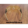 Safety Glasses Uvex Pheos Black/Yellow arms, Amber lens