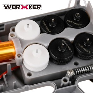 Phoenix Worker White Angled Grooved Flywheels