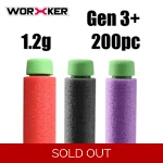 Worker Gen 3 plus HE 1.2g Heavy Stefan 200x Darts