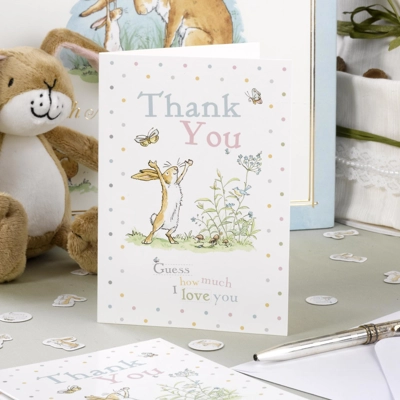Guess How Much I Love You - Thank You Cards