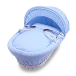 Izziwotnot Blue Gift Moses Basket