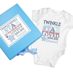 Twinkle Gift Set - Personalised Baby Vest