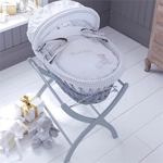 Izziwotnot Humphreys Corner Sketchbook Moses Basket - Girls