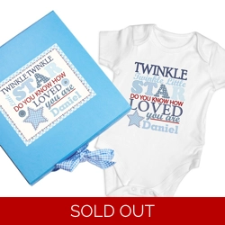 Twinkle Boys Blue Gift Set - Baby Vest