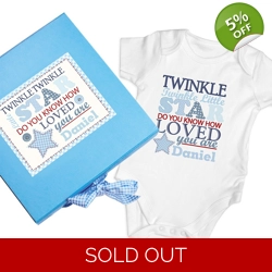 Twinkle Boys Blue Gift Set - Baby Vest