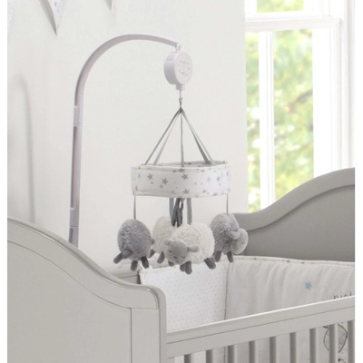 East Coast Silvercloud Counting Sheep Cot Mobile