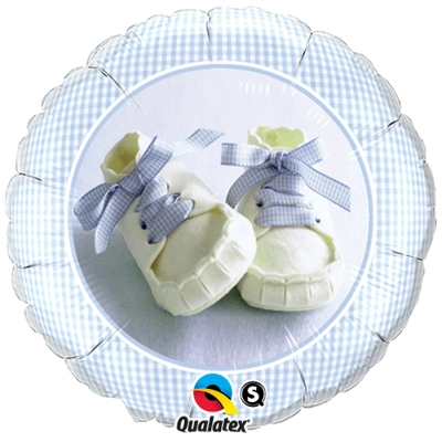 Baby Boy Shoes Foil Balloon