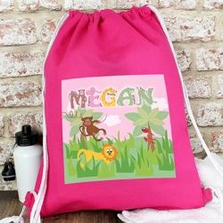 Animal Alphabet Girls Kit/Swim Bag