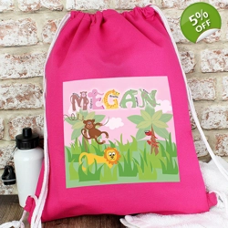 Animal Alphabet Girls Kit/Swim Bag