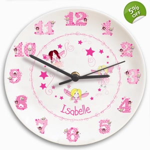 Fairy Clock - Personalised