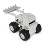 Silver Plated Personalised Money Box - Digger