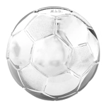Silver Plated Personalised Football Money Box