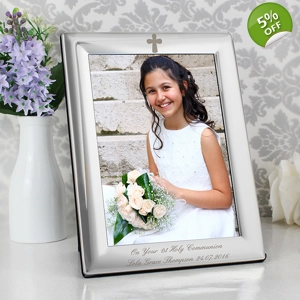 Silver Plated 5x7 Elegant Cr..