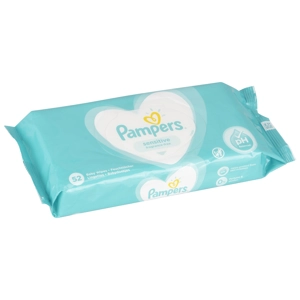 Pamper sensitive wipes x 12