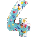 Peppa Pig Number Foil Balloon