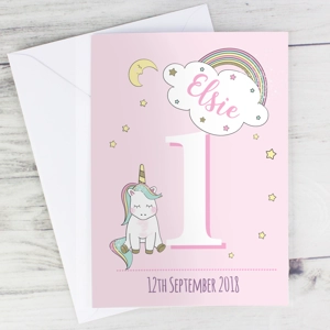 Personalised Baby Unicorn Bi..