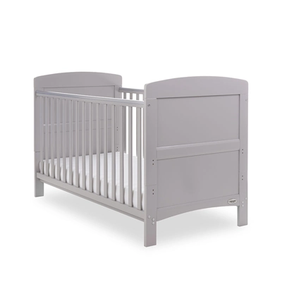Obaby Grace Cotbed - Warm Grey
