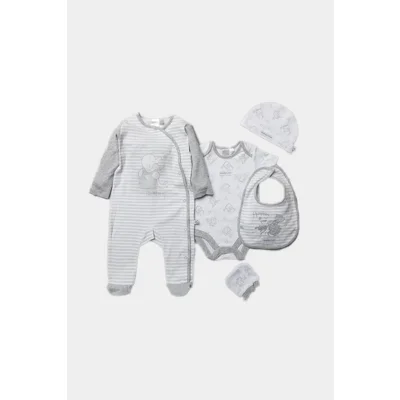 Humphrey's Corner Sleepsuit, Gift Set - Grey