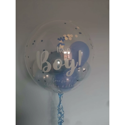 It's a Boy Helium Bubble Balloon