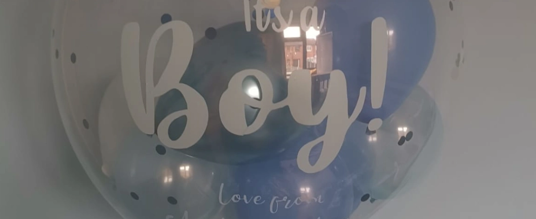 LOCAL AREA DELIVERY ON HELIUM FILLED BALLOONS