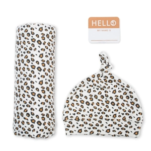 Lulujo Leopard Swaddling Bla..
