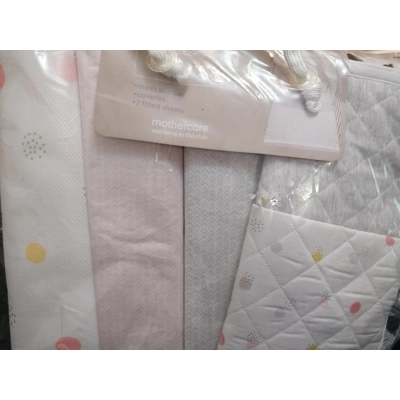 Mothercare Welcome Home 4 piece Cot Bedding Set