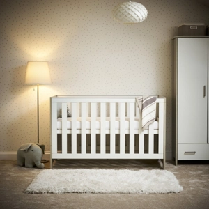 Obaby Nika Cot Bed - Grey Wa..