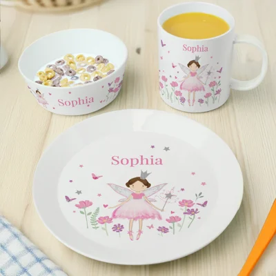Personalised Fairy Princess Breakfast Set
