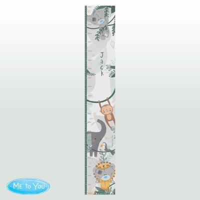 Personalised Tiny Tatty Teddy Wild One Height Chart