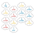 Lulujo You Are My Sunshine Milestone Blanket