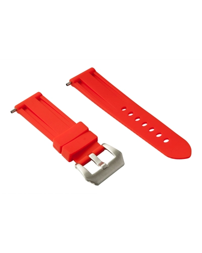 RUBBER STRAP RED 24 MM