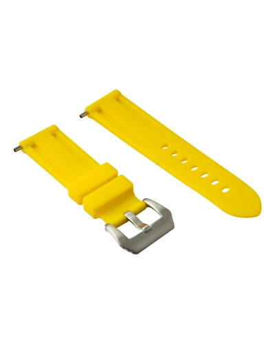 RUBBER STRAP YELLOW 24 MM