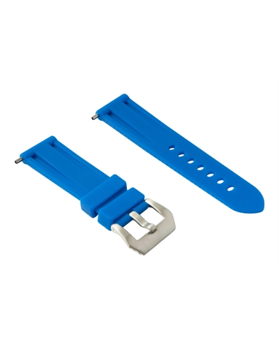 RUBBER STRAP ELECTRIC BLUE 24 MM