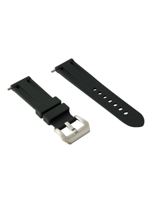 RUBBER STRAP BLACK 24 MM