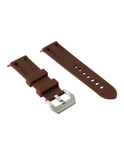 RUBBER STRAP BROWN 24 MM