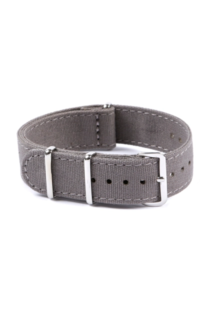 CANVAS NATO STRAP GREY 20mm