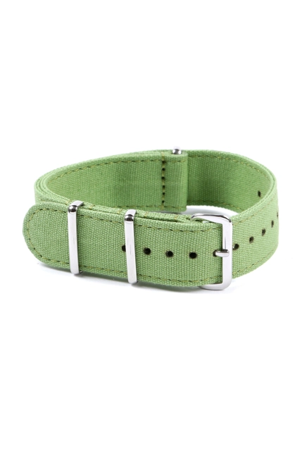 CANVAS NATO STRAP LIGHT GREEN 20mm