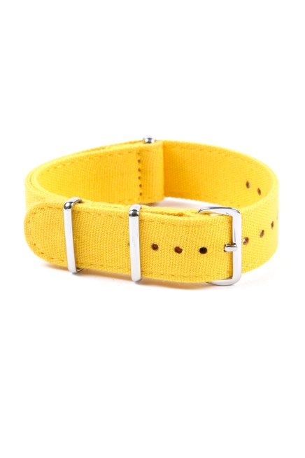 CANVAS NATO STRAP YELLOW 20mm