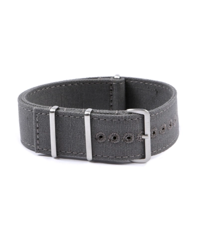 Canvas nato watch strap - Squared End 24mm Dark Grey Nato Style
