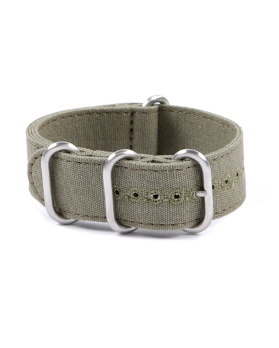 CANVAS ZULU STRAP DARK ARMY GREEN W:24 mm L:28 cm