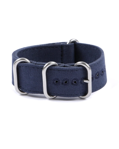 CANVAS ZULU STYLE STRAP KHAKI BLUE 24 mm L:28CM