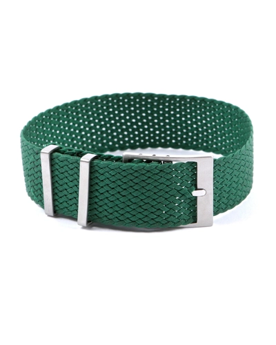 Perfect Fit Perlon Watch Strap Green 20 mm