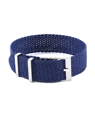 Perfect Fit Perlon Watch Strap Navy Blue 20 mm