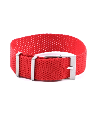 Perfect Fit Perlon Watch Strap Red 20 mm