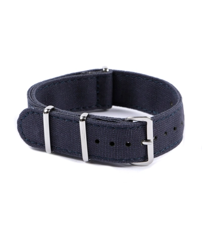 CANVAS NATO STRAP NAVY BLUE 20MM