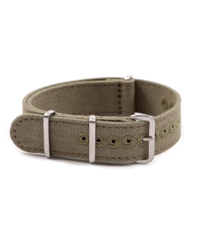CANVAS NATO STRAP DARK ARMY GREEN 20mm