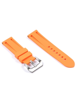 RUBBER STRAP ORANGE 24 MM