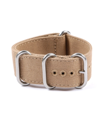 CANVAS NATO STRAP LIGHT BROWN 24 mm